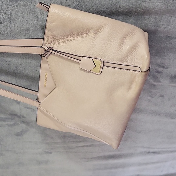 Michael Kors tan leather shoulder bag Whitney Pebble Leather Tote - Picture 3 of 16